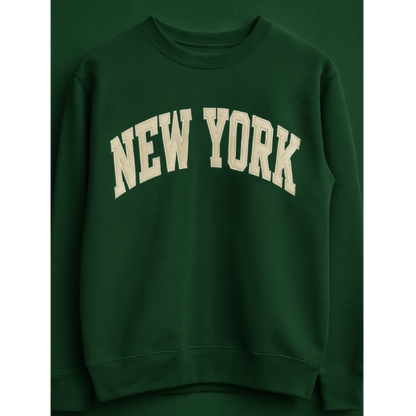 premium Green Fleece Sweatshirt