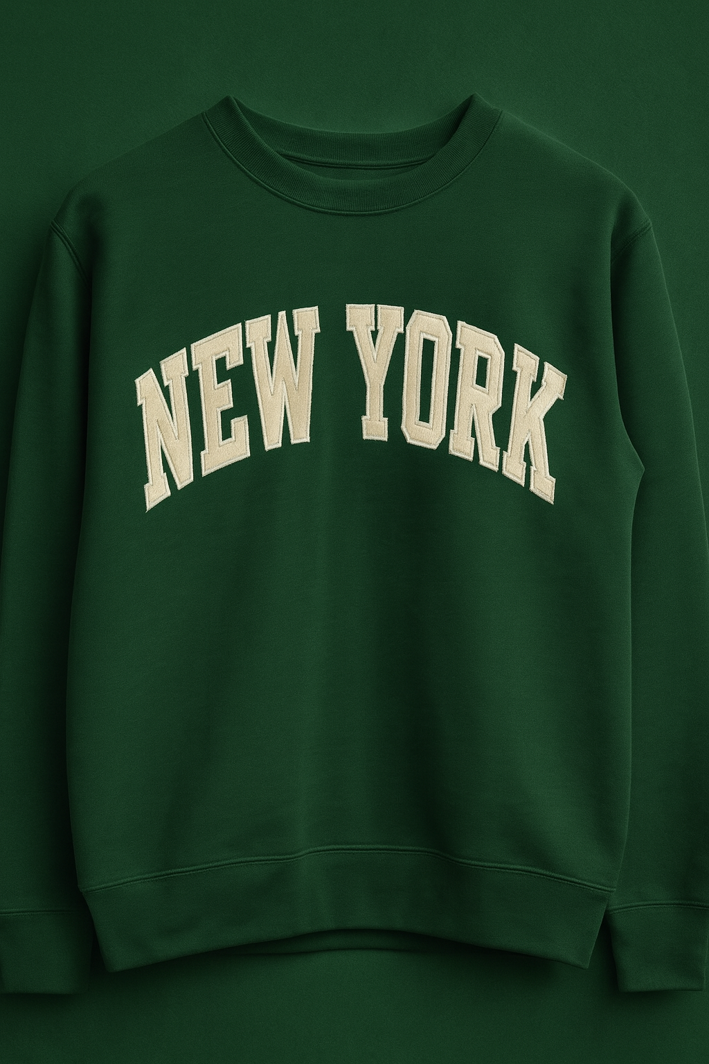 premium Green Fleece Sweatshirt